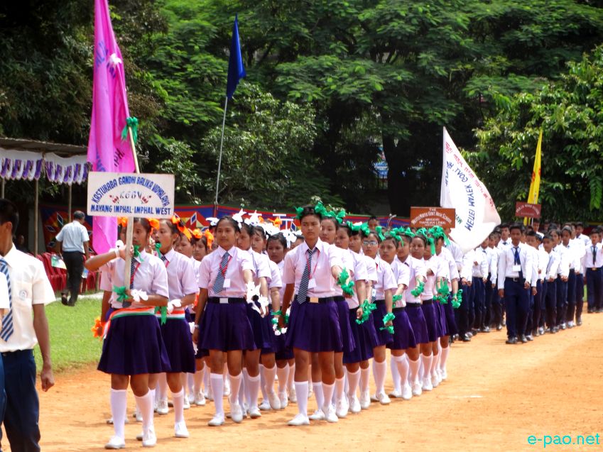 Indian Independence Day observation at 1st MR Ground, Imphal :: 15 August 2016