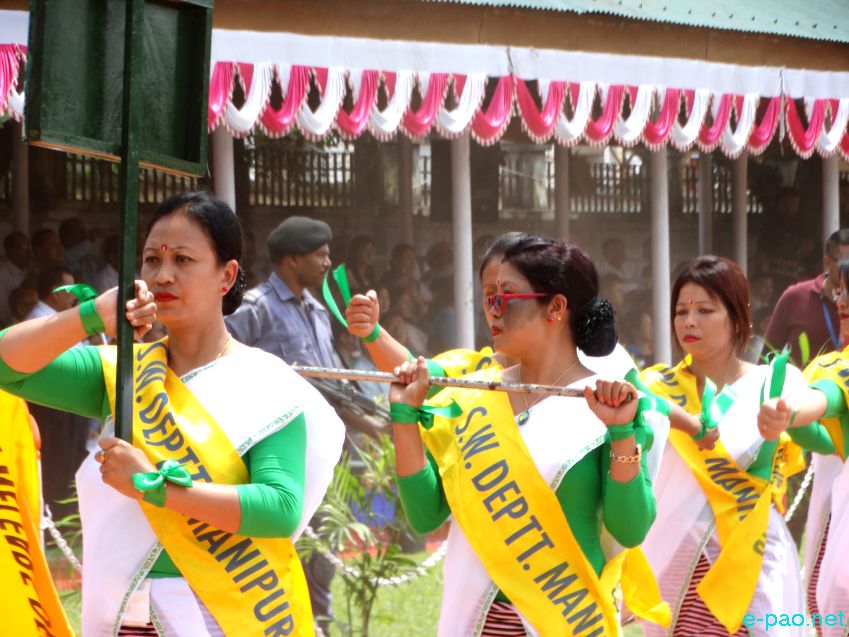Indian Independence Day observation at 1st MR Ground, Imphal :: 15 August 2016
