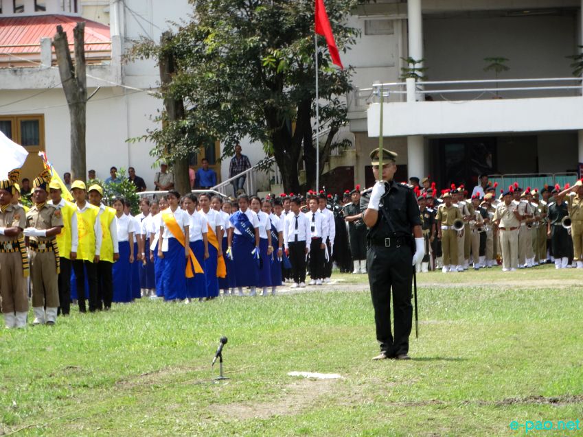 Indian Independence Day observation at 1st MR Ground, Imphal :: 15 August 2016
