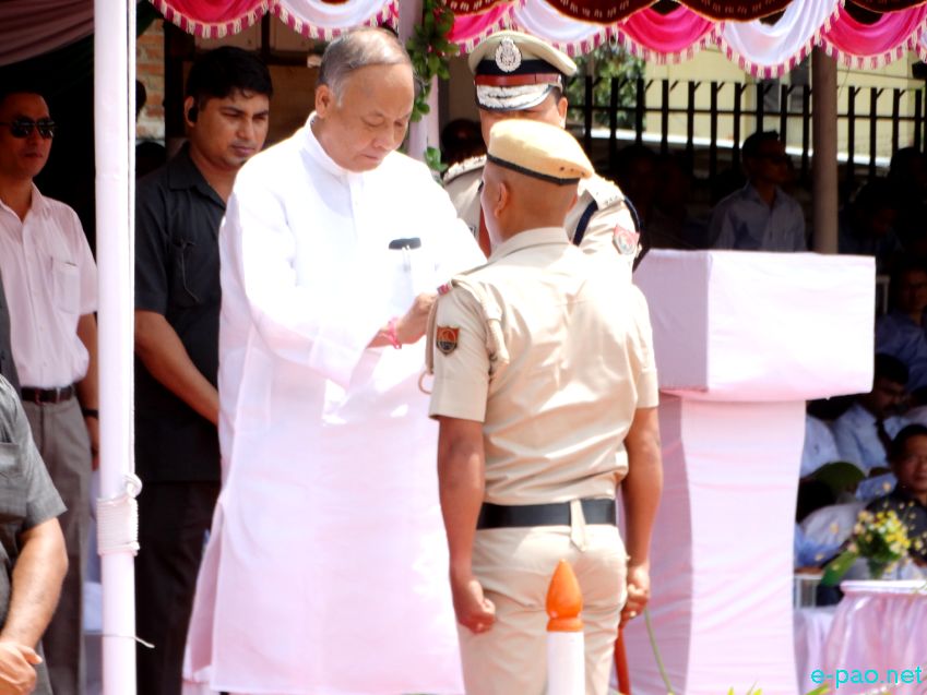Indian Independence Day observation at 1st MR Ground, Imphal :: 15 August 2016