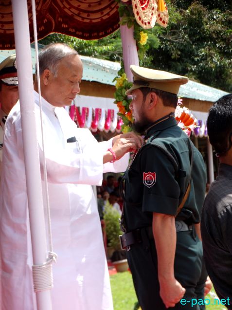 Indian Independence Day observation at 1st MR Ground, Imphal :: 15 August 2016