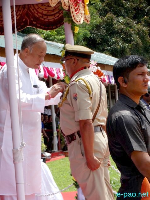 Indian Independence Day observation at 1st MR Ground, Imphal :: 15 August 2016