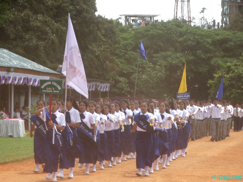 Indian Independence Day observation at 1st MR Ground, Imphal :: 15 August 2016