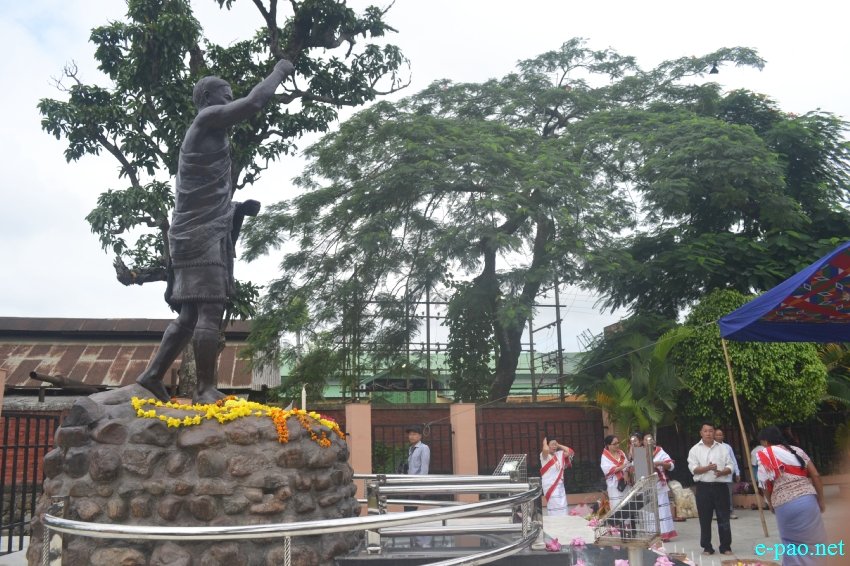 85th Martyr's Day of Haipou Jadonang observed at Haipou Jadonang Park at Keishampat :: 29 August 2016