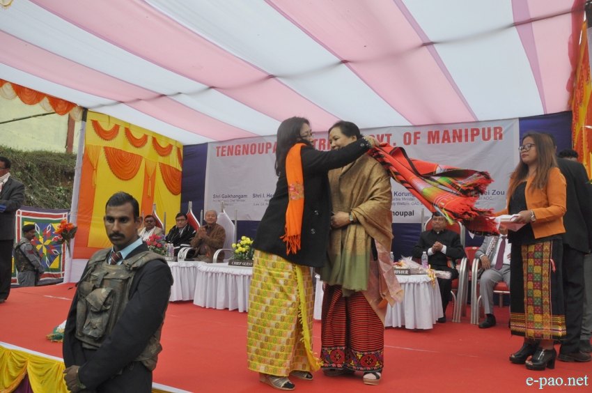 Inauguration of Tengnoupal District by Chief Minister of Manipur Okram Ibobi :: 15 December 2016