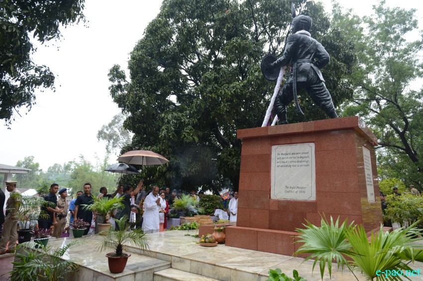 Rich tributes paid to martyrs and War Heroes on Khongjom Day  :: April 23 2017