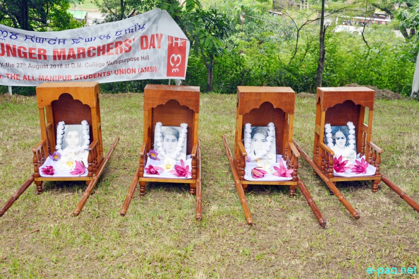 53rd Hunger Marchers' Day (Chaklam Khongchat Numit) at Pishum Chingamacha :: August 27 2018