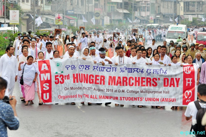 53rd Hunger Marchers' Day (Chaklam Khongchat Numit) at Pishum Chingamacha :: August 27 2018
