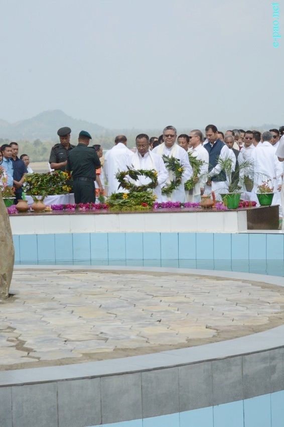 Rich tributes paid to martyrs and War Heroes on Khongjom Day  :: April 23 2018