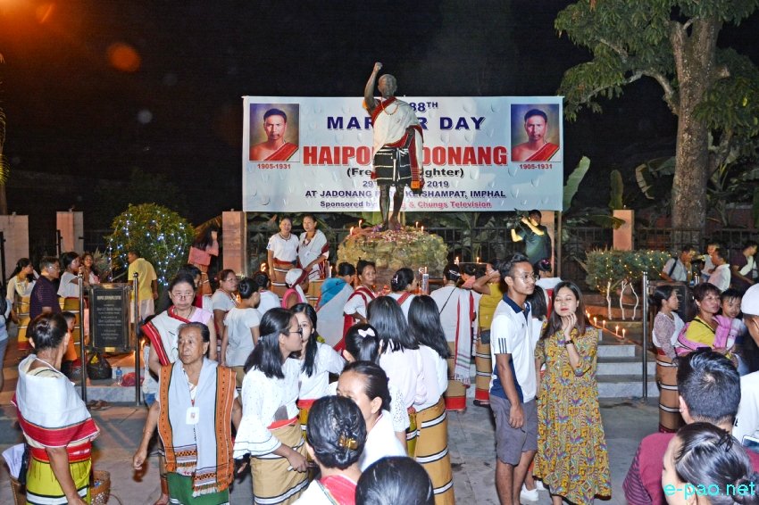 88th Martyrdom of Haipou Jadonang at Keishampat, Imphal :: August 29 2019