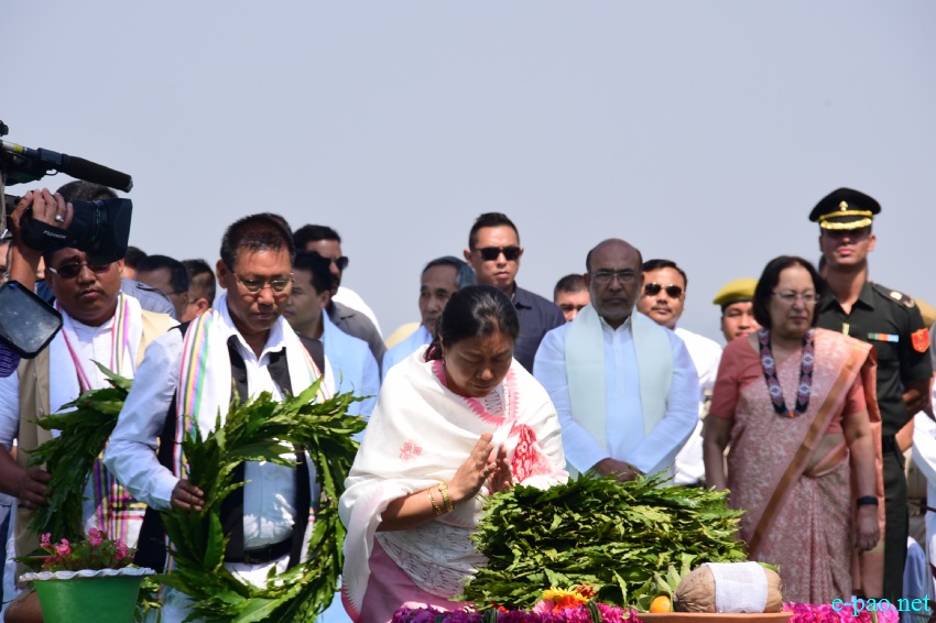 Rich tributes paid to martyrs and War Heroes on Khongjom Day  :: April 23 2019