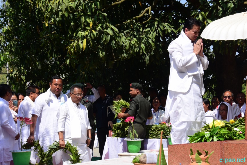 Rich tributes paid to martyrs and War Heroes on Khongjom Day  :: April 23 2019