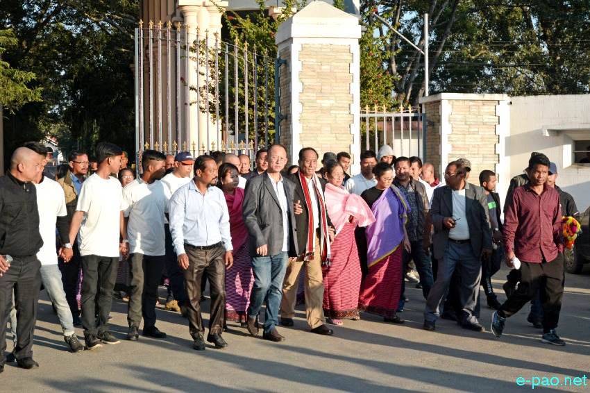 Former Chairman of the proscribed United National Liberation Front (UNLF) RK Meghen alias Sanayaima arrived at Imphal :: 28 November 2019