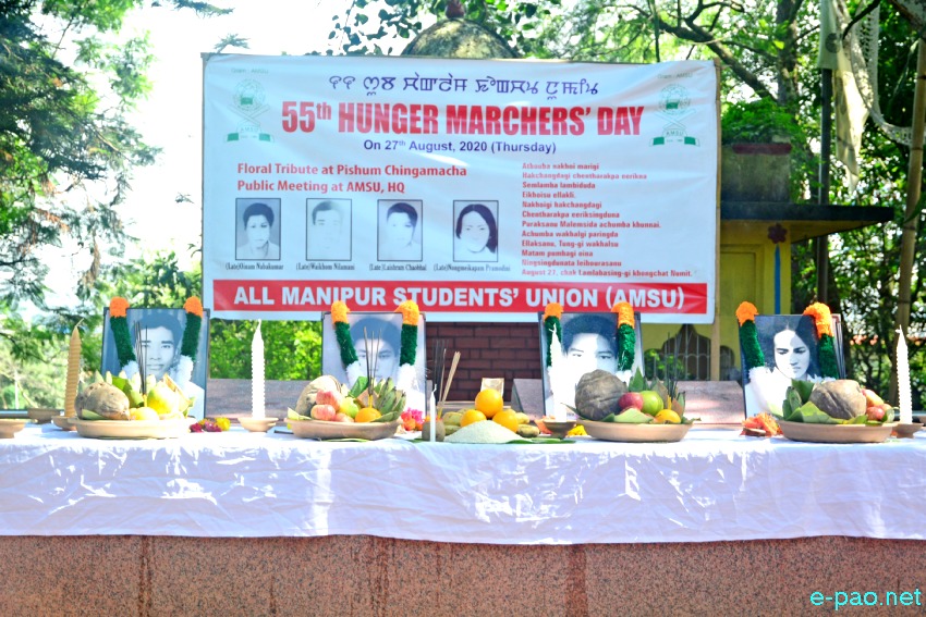55th Hunger Marchers' Day (Chaklam Khongchat Numit) at Pishum Chingamacha :: August 27 2020