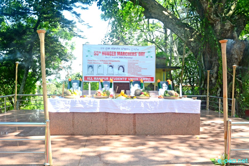 55th Hunger Marchers' Day (Chaklam Khongchat Numit) at Pishum Chingamacha :: August 27 2020