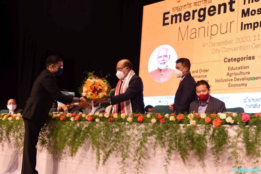 Celebration of Achievements of the Manipur State Award at City Convention Centre , Imphal  :: December 04 2020