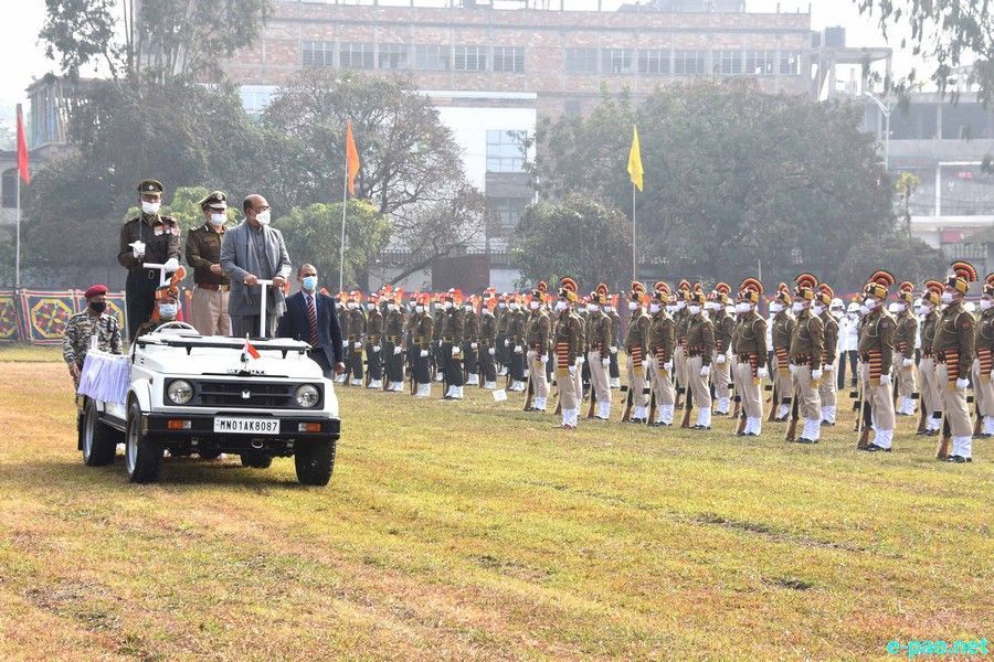 Statehood Day Celebration 2021 at 1st Manipur Rifles Parade Ground, Imphal :: 21st January 2021