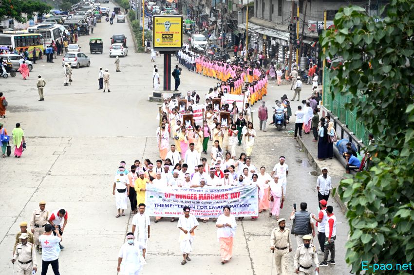 57th Hunger Marchers' Day (Chaklam Khongchat Numit) at Pishum Chingamacha :: August 27 2022