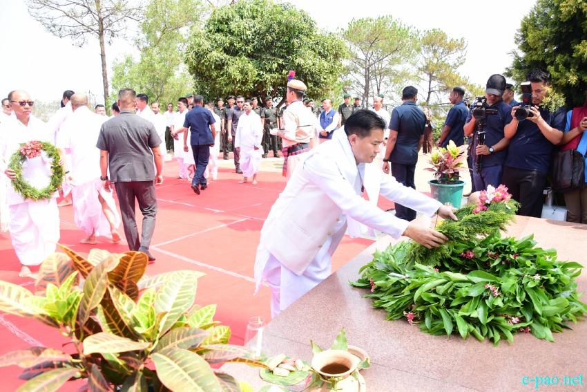 Rich tributes paid to martyrs and War Heroes on Khongjom Day  :: April 23 2023
