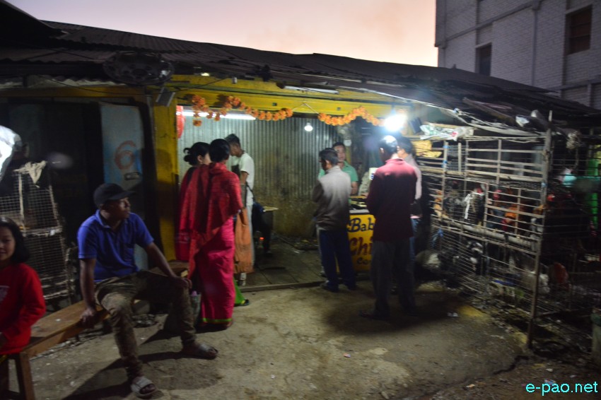 Bye Bye 2018 :: People buying Meat at Imphal area on eve of New Year 2019 :: 31st December 2018