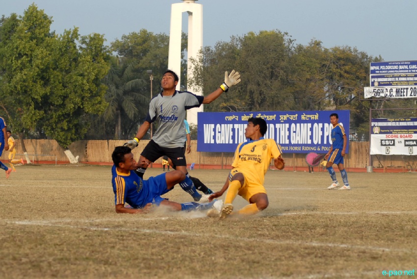NISA Thangmeiband Vs SSU, Singjamei at 56th CC Meet Football Final round at Mapal Kangjeibung :: 08 January, 2013
