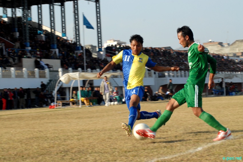 Quarter-Final : KSC, Lambulane Vs KLASA, Keinou   at 56th CC Meet Football :: 13 January, 2013