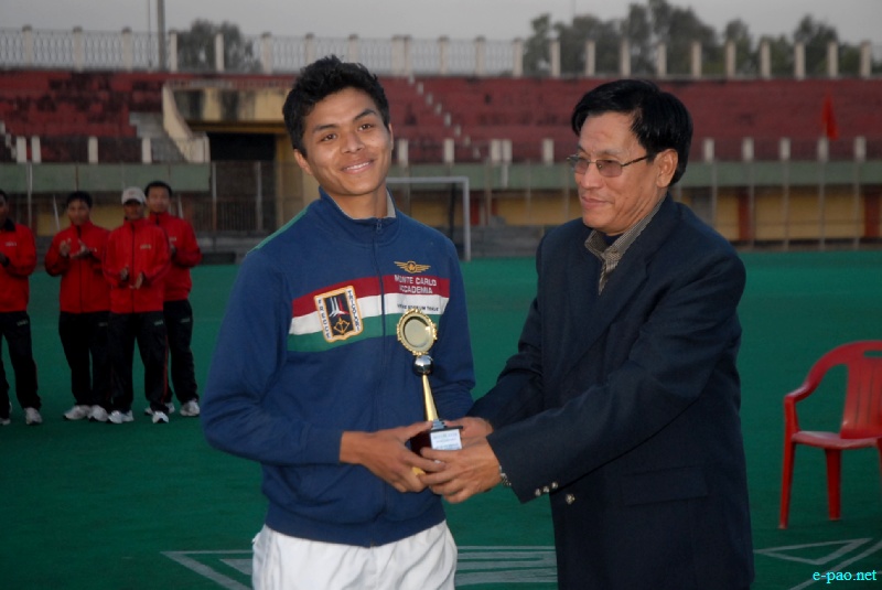 Final match of 14th Dr Kanti Mukherjee Hockey Tournament 2013 at Khuman Lampak Hockey stadium  :: 04 February 2013