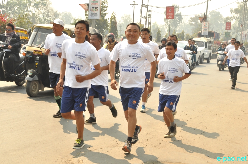 4th Annual Sports Meet organized by All Manipur Working Journalist Union (AMWJU) :: 15 March 2014