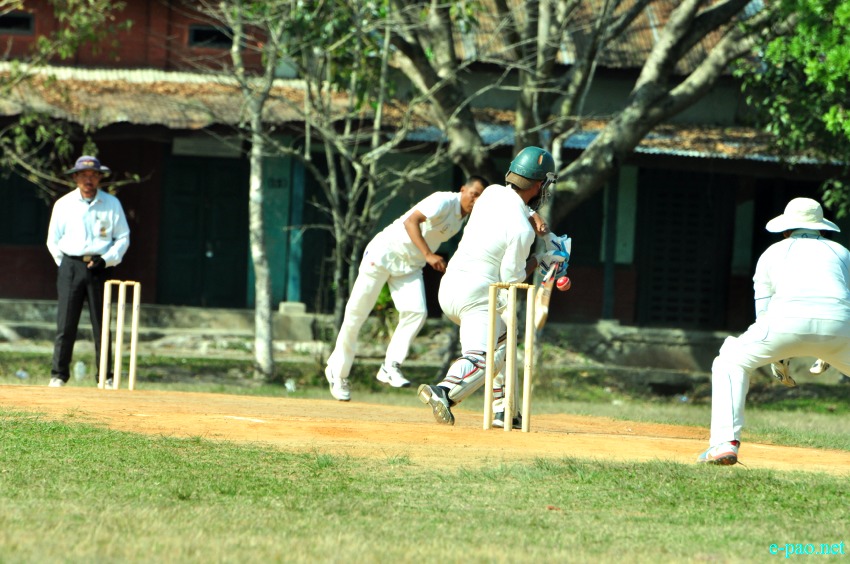 Cyclone Vs  KSC : 14th Manipur Veteran Cricket Tournament at Oriental College :: 7th March 2017