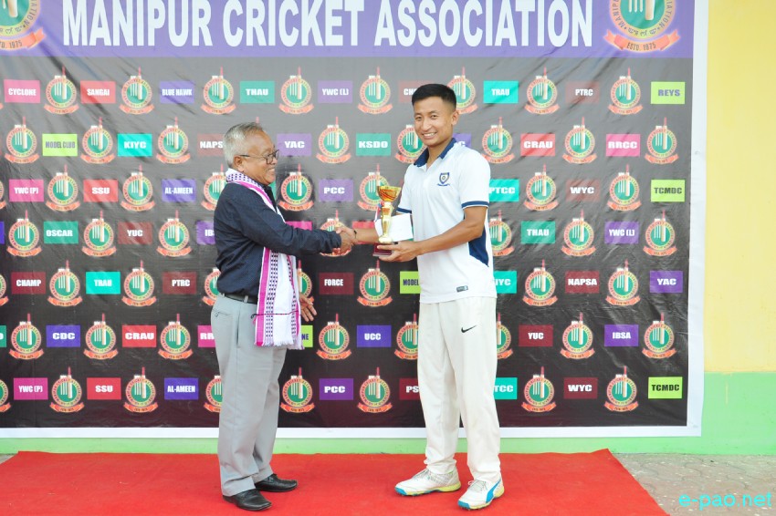 4th MCA Plate Tournament : Al-Ameen Cricket Club Lilong Vs Model Club Chingamakha  at Luwangpokpa Cricket Stadium :: 18 May 2018