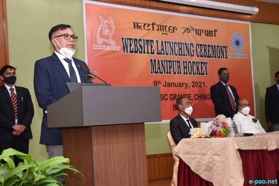 Website Launching of Manipur Hockey at Hotel Imphal  :: January 09th 2021