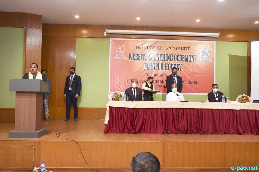 Website Launching of Manipur Hockey at Hotel Imphal  :: January 09th 2021