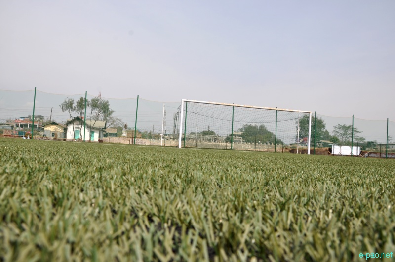 Artificial Football Synthetic Turf at Rising Athletic Union Ground, Imphal :: 01 February 2013