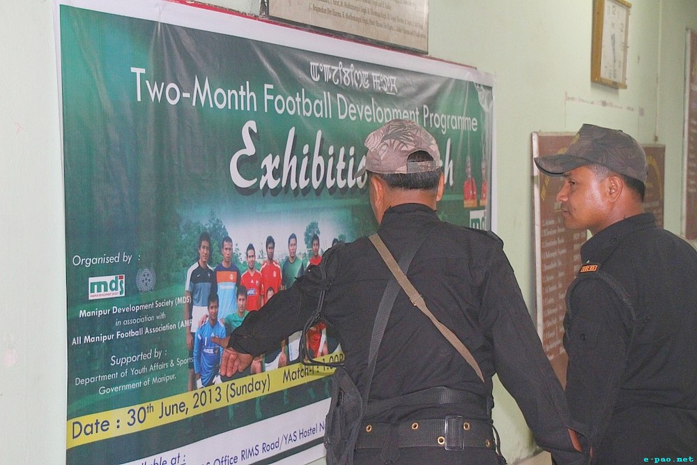 Ticket Launching Function by MDS (Manipur Development society ) for Football Exhibition Matches :: 25 June 2013