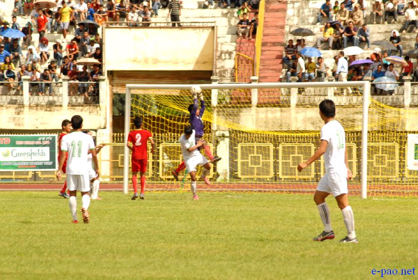 MDS Chargers XI (Junior) against Dr T Aao Champion Team Manipur - AMFA XI  Exhibition Football Match :: June 30 2013