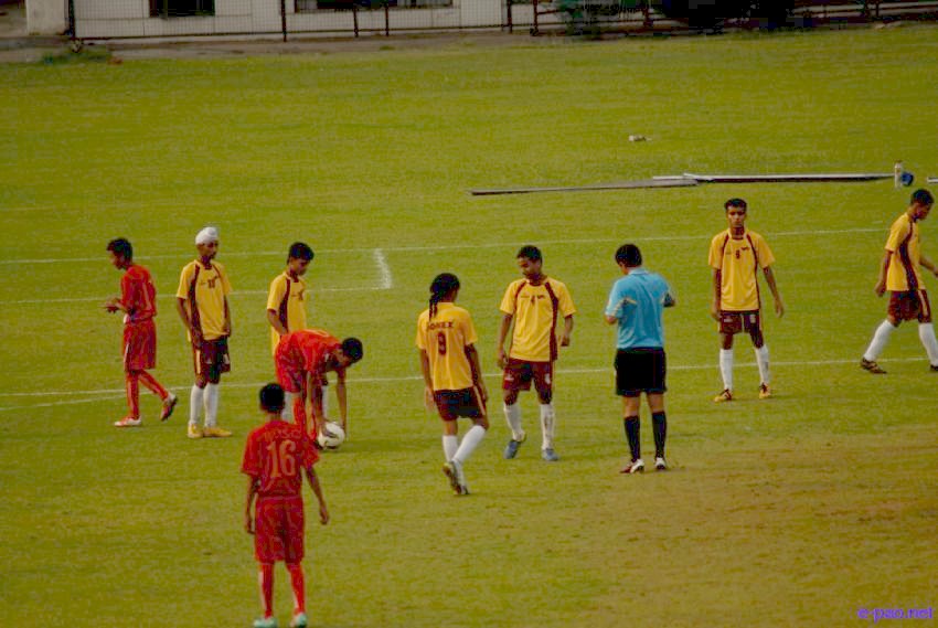 Manipur defeated Punjab by 2-1 at Manchester United Premier Cup Football 2013 India Finals at Jamshedpur :: 01 May 2013