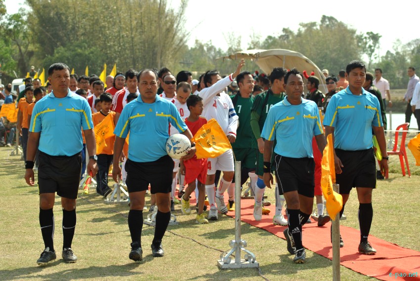 FilmStars Vs MLAs : 1st Xenoh Corporate Challenge Football at TBSFA Taobungkhok Imphal  :: 18 March 2013
