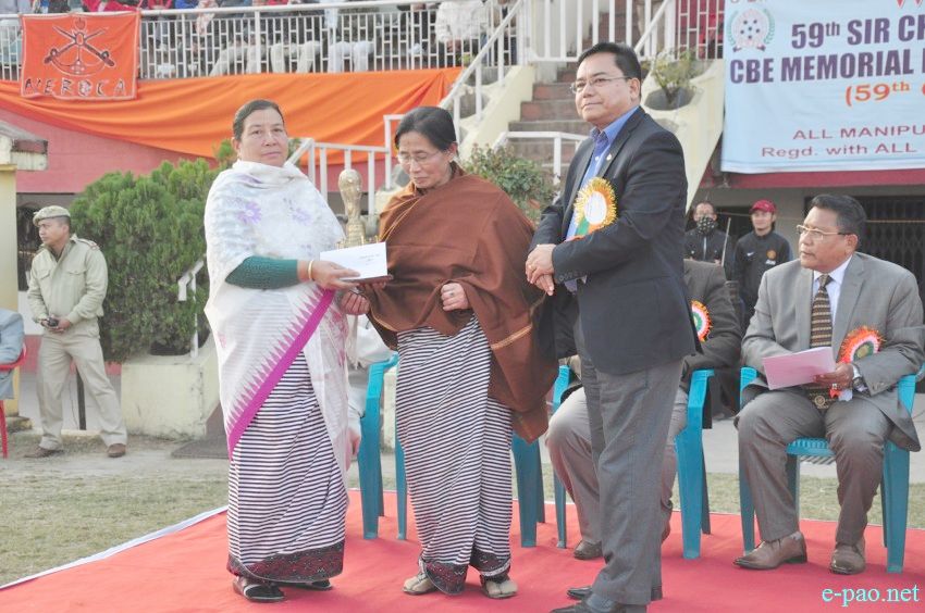 Prize Distribution Ceremony at  59th Sir Churachand Memorial Football Tournament at  Khuman Lampak :: December 23, 2015