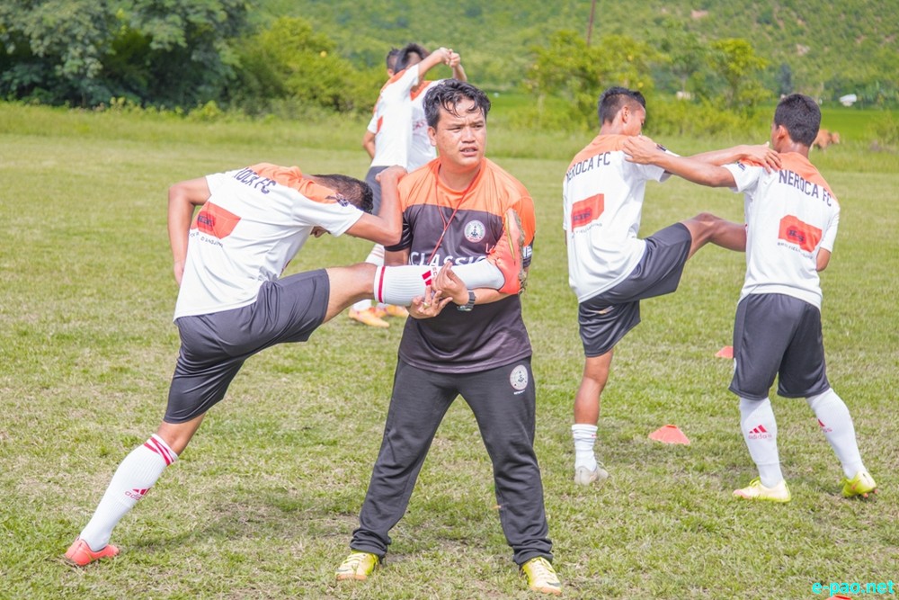 Practising session of NEROCA Football Club at Home Ground :: September 09 2015