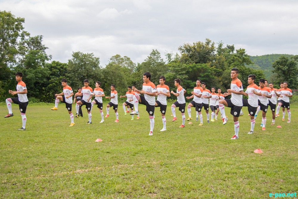 Practising session of NEROCA Football Club at Home Ground  :: September 09 2015
