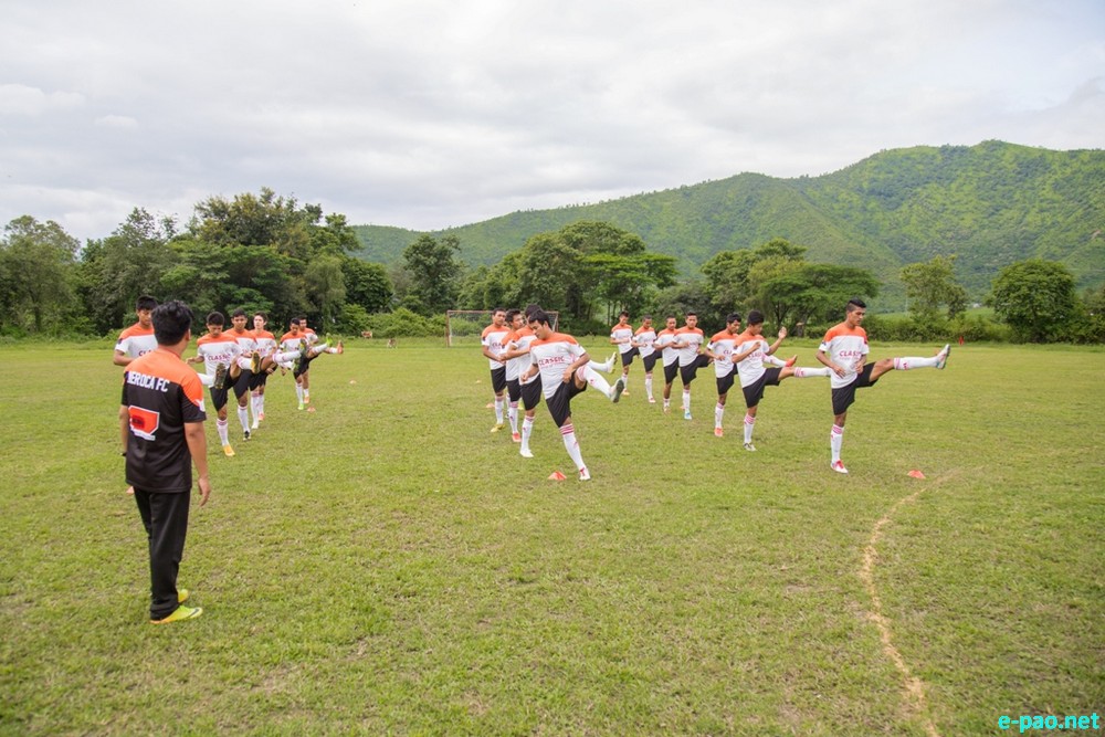 Practising session of NEROCA Football Club at Home Ground  :: September 09 2015