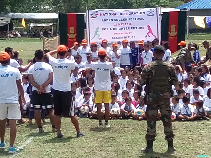 Soccer Festival for School Girls at Andro, Manipur ::  26th May 2016