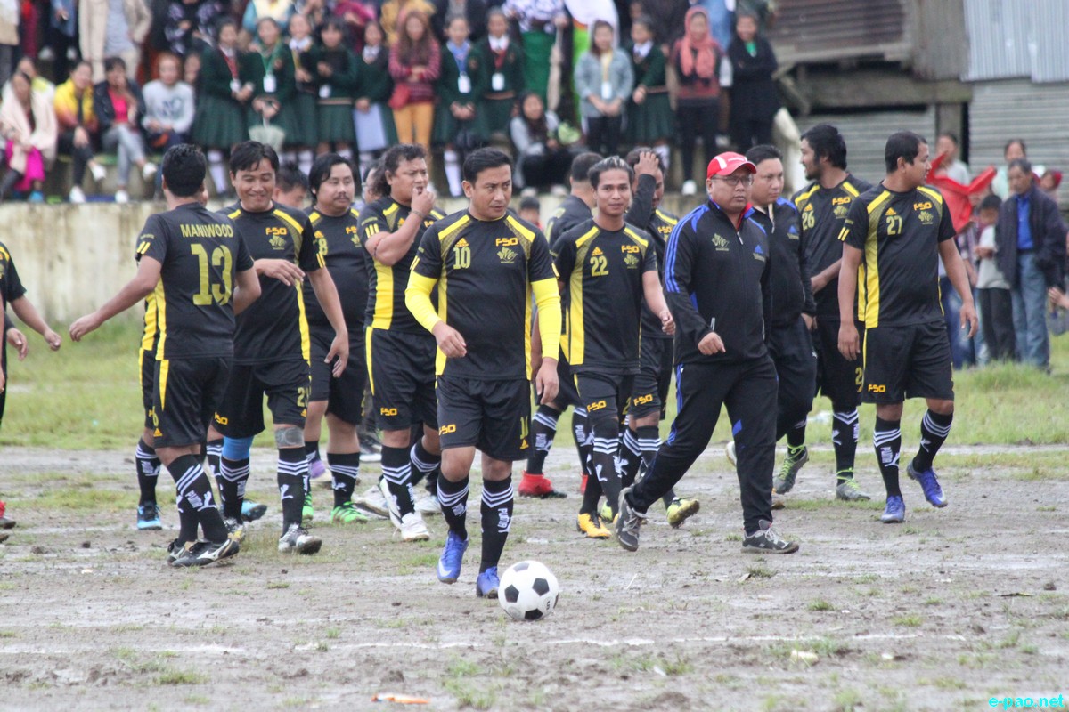 Football friendly match between 'Maniwood' vs 'Haolywood' at TNL Ground Ukhrul :: September 27 2017