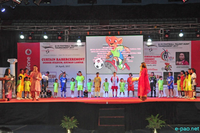 Curtain Raiser of 'Oorja' - U-19  Football Talent Hunt Tournament at Khuman Lampak :: April 28 2017
