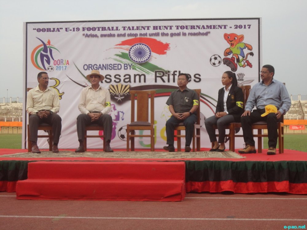 Closing ceremony of 'OORJA' U-19 football Talent Hunt Tournament at Khuman Lampak :: 10 May 2017
