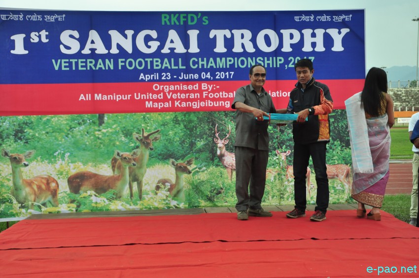 Final Match :  1st RKFD Sangai Trophy Veteran Football Championship at Khuman Lampak :: June 04 2017