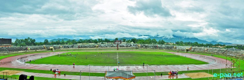 A full panoramic view of  Khuman Lampak Sports Complex :: June 13 2017
