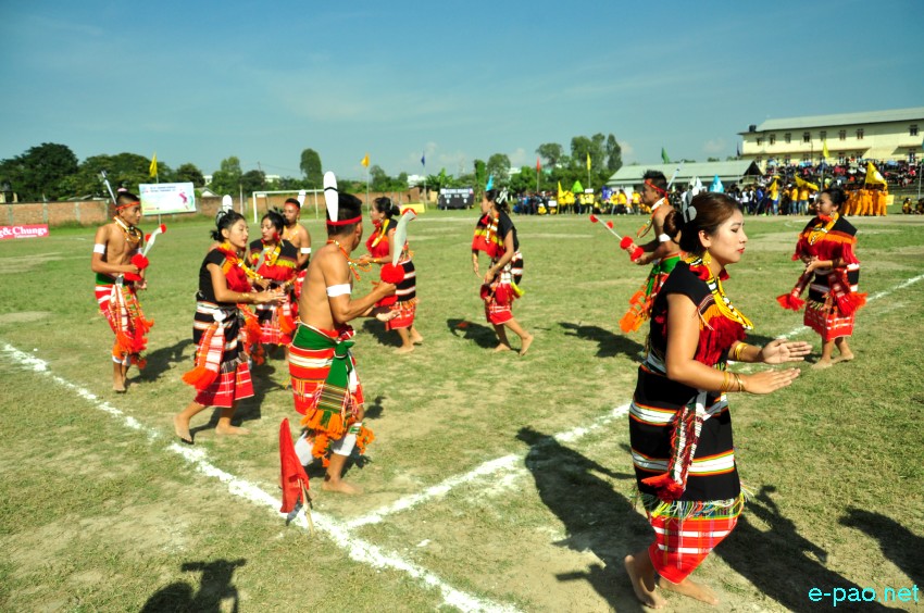 Kabui Dance : 11th Jadonang Memorial Football Tournament at THAU Ground, Thangmeiband :: 11 November 2017