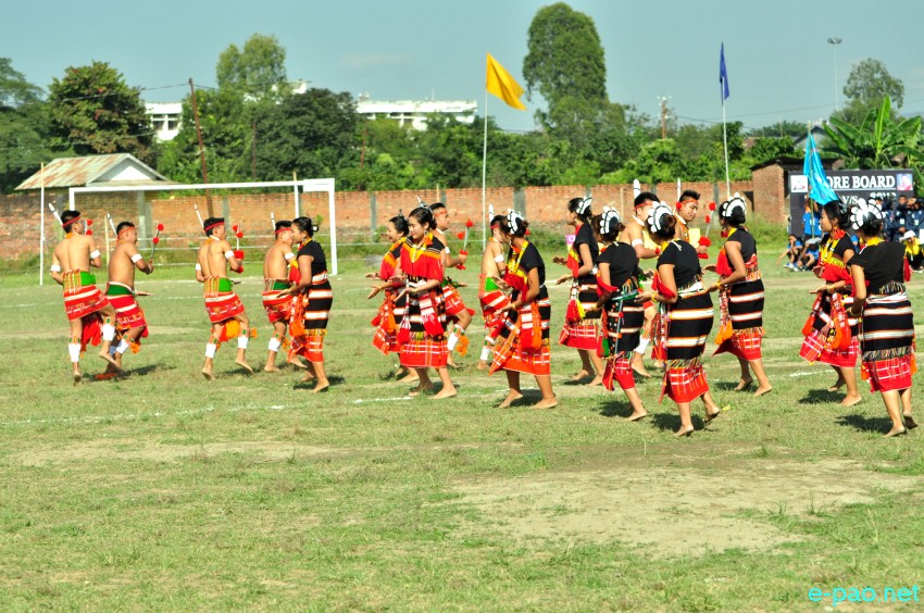 Kabui Dance : 11th Jadonang Memorial Football Tournament at THAU Ground, Thangmeiband :: 11 November 2017