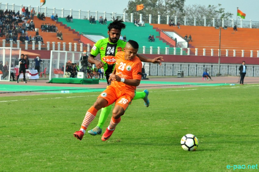 NEROCA FC Vs Gokulam FC - I-League Football match at Main Stadium, Khuman Lampak  :: 4th February 2018